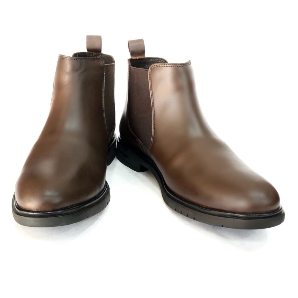 brown leather boot