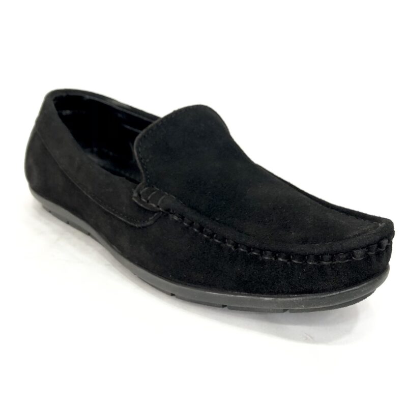 black loafer shoes