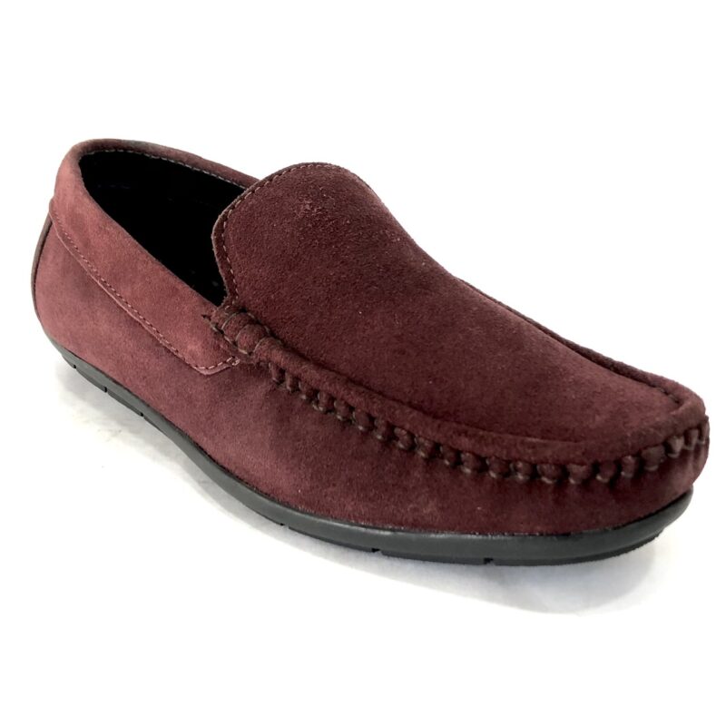 maroon loafer shoes