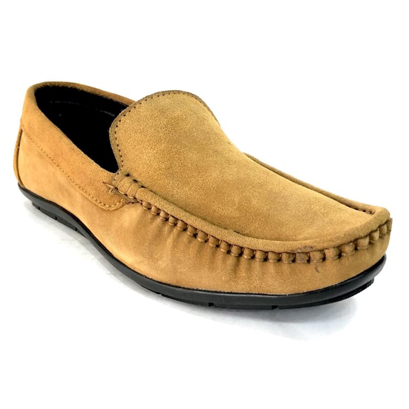 Tan loafer shoes