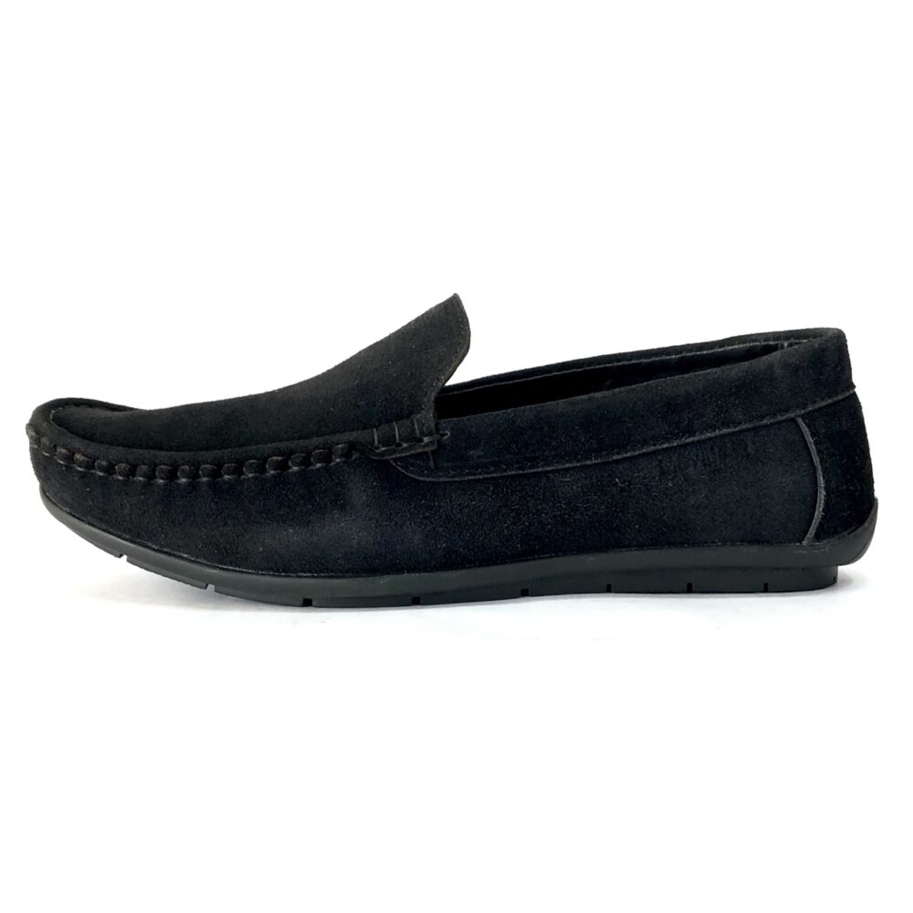 black loafer shoes