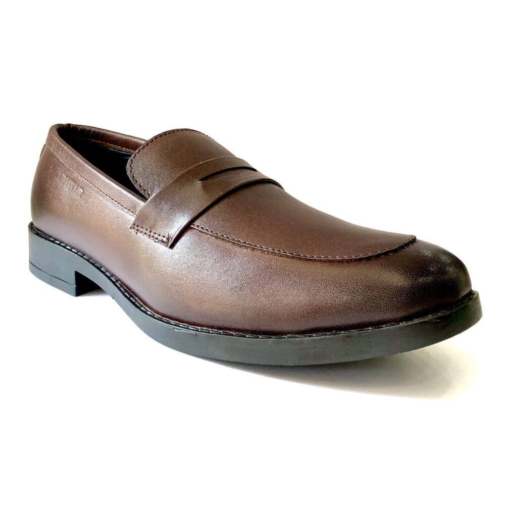 brown loafer shoes