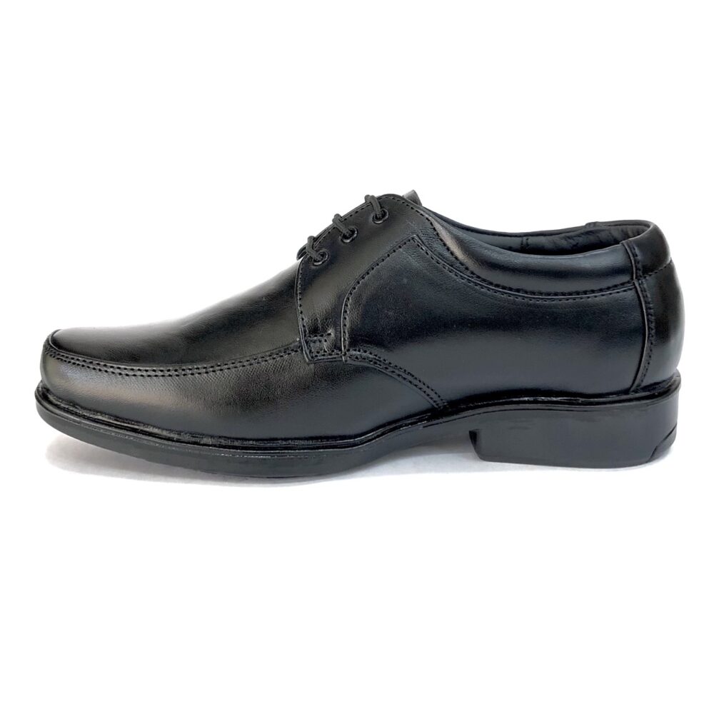 black formal leather shoes