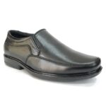 black formal leather shoes