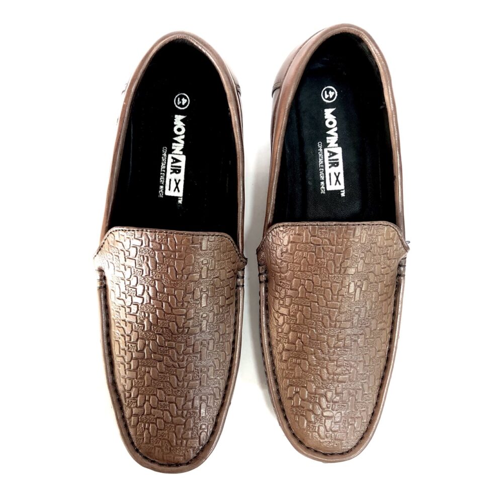 brown casual loafer