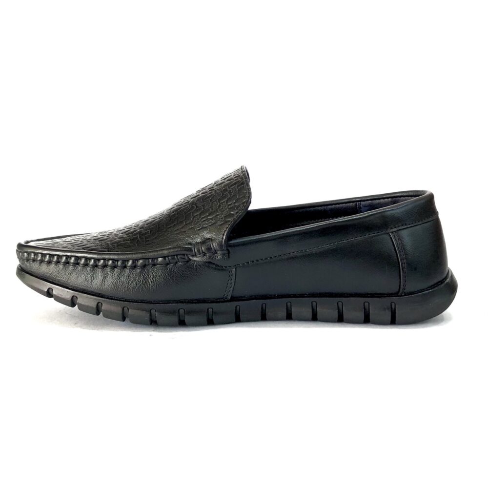black casual loafer