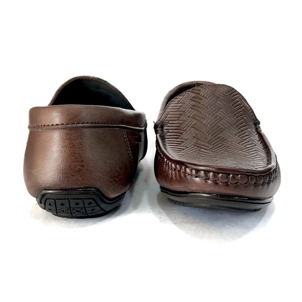 brown casual loafer