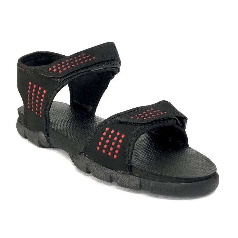 black sport sandal