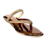 golden flat slipper