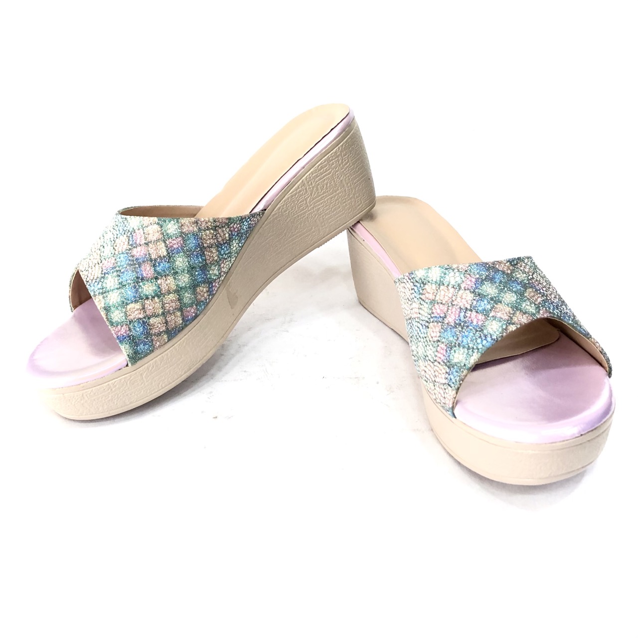 Wedge discount ladies slippers