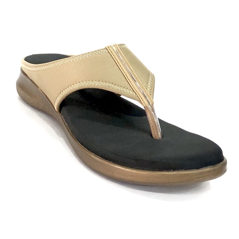 black brown womens flat slippers
