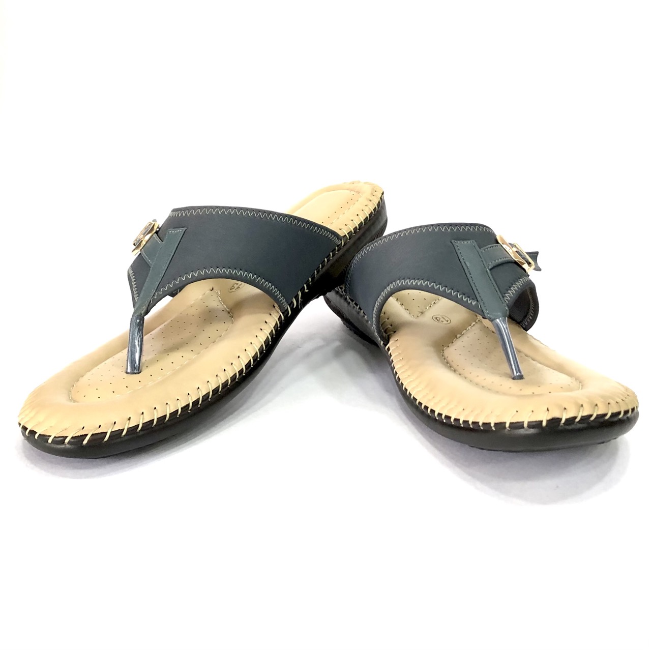 IMG_2746 Large grey fancy womens slippers