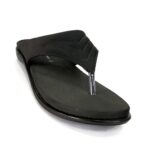 Black Flat Womens Slippers