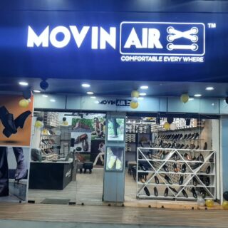 A dream does not become reality through magic; it takes sweat, determination, and hard work. Hard work beats talent if talent doesn't work hard. We are delighted to inform you that Movin Air first store is live now in NIT 1, Kalyan Singh Chowk, Faridabad, Haryana. Please do visit this store and keep giving your blessings, love and support. #MovinAir #FirstStore #Shoes #Fashion #fashiontrends